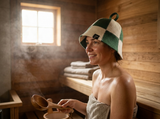 Checkered Koala Sauna Hat image 4